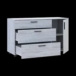 Комод Doros Торн Сосна Натті 3Ш/1Д 135х51.6х80 (41510179) - мініатюра 10