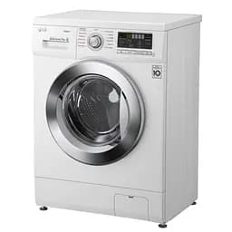 Пральна машина LG з фронтальним завантаженням F1296HDS3, 7кг, 1200, A+++, Пар, глибина 44см, Дисплей, Інвертор, Білий (F1296HDS3) - мініатюра 6