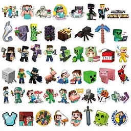 Стікерпак GeekLand Minecraft 50 штук - мініатюра 8