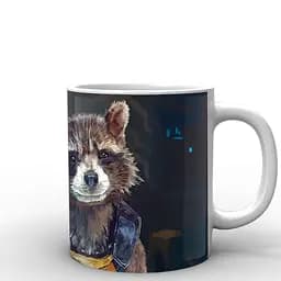 Кухоль GeekLand Галактики Guardians of the Galaxy Ракета GG.02.010 330 мл білий