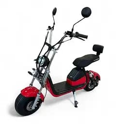 Двоколісний сітікоко EVOBIKE Spark X2 Red з корзиною та товстими колесами - мініатюра 2