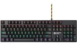 Клавіатура Canyon GK-4 Deimos, чорний, USB, механічна (синій switches), 104 кнопки, 20 типів підсвічування, 1.8 м (CND-SKB4-US)
