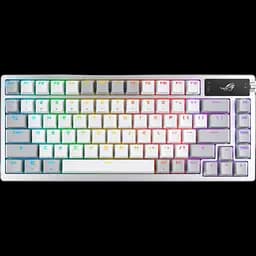 Клавіатура бездротова Asus ROG Azoth RGB White (90MP031A-BKUA11) - мініатюра 3