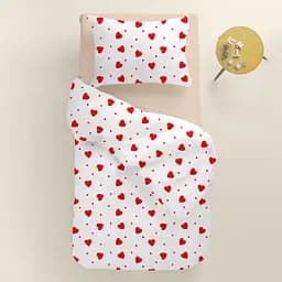Комплект постільної білизни Cosas Ruby hearts CS2 Підлітковий червоний (RubyHearts_El90-12Magnolia_155) - мініатюра 2