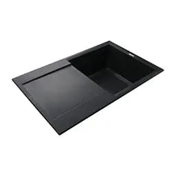 Гранітна мийка Globus Lux Komo графiт 790x500мм-А0001 000006137, Графит - мініатюра 3