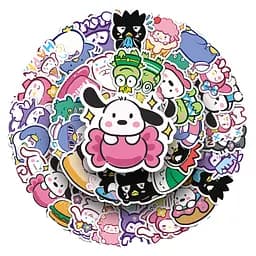 Стикерпак Набір наклейок GeekLand Hello Kitty Sanrio Хелло Кітті Санріо 50 штук