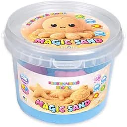 Кінетичний пісок Strateg Magic Sand у відрі 31193 500 г Блакитний shop (4823136501700)