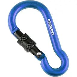 Брелок-карабін Munkees 3249 Pear with Screw Lock 8х80 мм Dark Blue (1012-3249-DB)