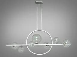 Люстра стельова LED Diasha 1003-7HR Loft, модель на 7 плафонів, G9, висота 94 см, для кухні та їдальні