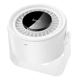 Настільний вентилятор Hoco HX66 desktop circulating fan 3000 mAh White - мініатюра 4
