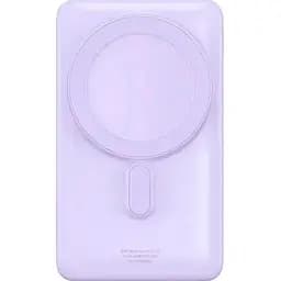 Аккумулятор внешний - магнитная беспроводная зарядка Baseus Magnetic Bracket 10000mAh PPCX080005 фиолетовая