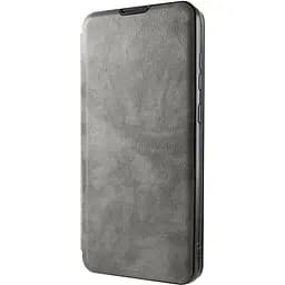 Шкіряний чохол-книжка Belora для TECNO Spark Go 2 Gray - мініатюра 3