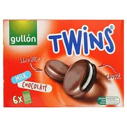 Печенье-сэндвич Gullon Twins в молочном шоколаде 252 г