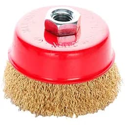 Корщітка APRO для болгарки УШМ дротяна щітка чашкова 85 мм x М14 830426