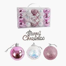 Набір ялинкових прикрас Кулі, 15 шт., 5 см C67315