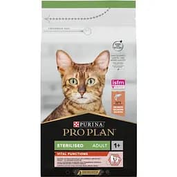 Сухий корм для дорослих стерилізованих котів Purina Pro Plan Sterilised Adult 1+ Vital Functions з лососем 1.5 кг (12370357) - мініатюра 2
