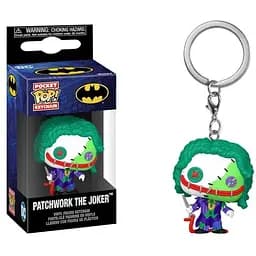 Коллекционная фигурка Брелок Funko Pop Бэтмен Вязаный Джокер Batman Patchwork The Joker 4 см FP B J K 511