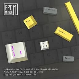 Клавіатура Epomaker AK820 Pro Flying Fish White механічна бездротова (AK820-PRO-W-FF) - мініатюра 15