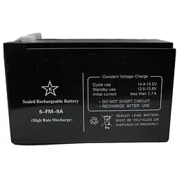 Акумуляторна батарея KSTAR 12V 9AH AGM (6-FM-9A)