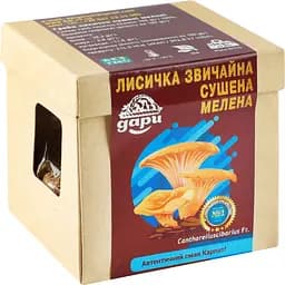 Гриби Дари Гуцульщини лисички мелені сушені 100 г