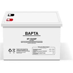 Аккумулятор гелевой резервный BAPTA BP-100AMP 100 А для солнечных станций лодок и резервного питания Белый