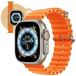 Розумний смарт-годинник Smart Watch 8 Ultra спортивний з мікрофоном тонометром IP67 Aluminium 49mm