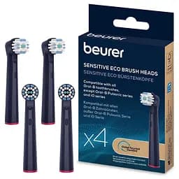 Beurer Насадки для зубних щіток Beurer TB 15/30/50 Sensitive GP, делікатне чищення, 4 шт в комплекті, синій - мініатюра 4