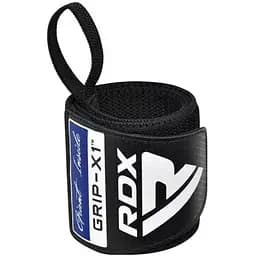 Бинти для зап'ясть (кистьові бинти) RDX GYM WRIST WRAP R11 BLACK/ BLUE (WAH-WR11BU)