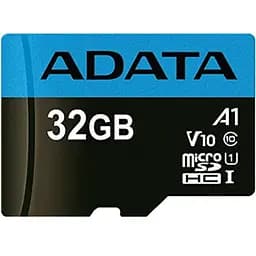 Карта пам'яті ADATA 32GB microSD class 10 UHS-I A1 Premier (AUSDH32GUICL10A1-RA1) - мініатюра 2