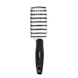 Щітка для волосся масажна продувнаяSalon Professional з ворсом вигнута 0076B