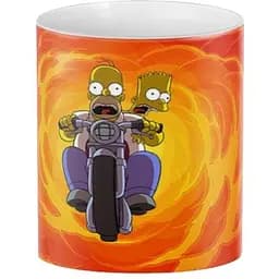 Кружка GeekLand Гомер Сімпсон на мотоциклі