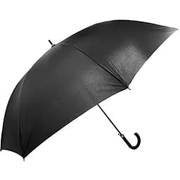 Чоловіча парасолька-палиця повний автомат Три слона 120 см чорна