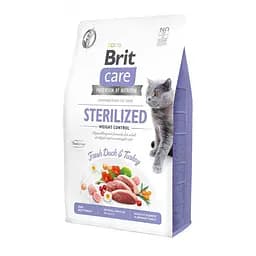 Сухий корм Brit Care Cat GF Sterilized Weight Control 2 кг для стерилізованих котів надмірною вагою - мініатюра 2