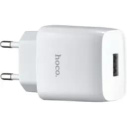 Мережевий зарядний пристрій Hoco C72A Glorious single port charger ( EU ) Білий