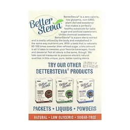 Замінник харчування NOW Better Stevia Packets Original, 100 пакетиків - мініатюра 2