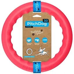 Кільце для апортування PitchDog 30, 28 см, рожевий (62387)