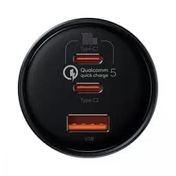 АЗУ Baseus Qualcomm Quick Charge 5 Technology Multi-Port Fast 100W USB+2Type-C+Cable Type-C TZCCZM-0G Black - мініатюра 4