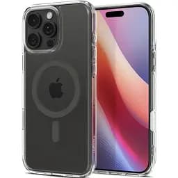 Прозорий чохол Spigen Ultra Hybrid T (MagFit + Camera Control) Graphite для iPhone 16 Pro Max (ACS08506) - мініатюра 3
