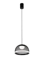 Подвесная светодиодная люстра 2567/300 Черный с пультом дистанционного управления