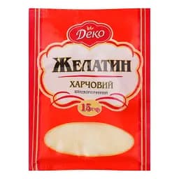 Желатин харчовий Деко швидкорозчинний 15 г