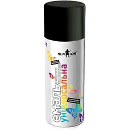 Емаль New Ton авто акриловий 9005 чорна матемно-аерозоль 500 мл