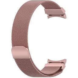 Ремінець Milanese Loop для Samsung Galaxy Watch 7 - Rose металевий ширина кріплення 20мм (W48-0WBWB25061619)