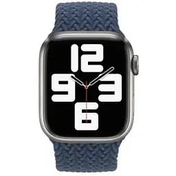 Ремінець CasePro Braided Solo Loop Abyss Blue Size M для Apple Watch 42mm/41mm/40mm/38mm - мініатюра 2
