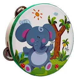 Деревянная игрушка Бубен "Слоник" Bambi MD 0367-50 диаметр 15 см