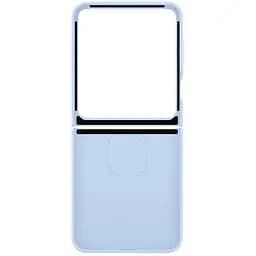 Оригінальний протиударний силіконовий чохол Samsung Silicone Case для Galaxy Z Flip6/Flip7 FE/ Flip5 Blue EF-PF741TLEGUA - мініатюра 7