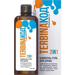 Шампунь-гель для душу Terbinakod 2 в 1 200 мл