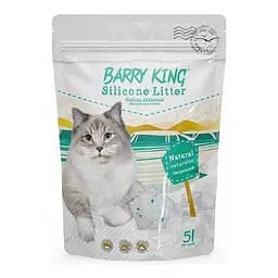 Силикагелевый наполнитель Barry King для кошачьего туалета без аромата 5 л