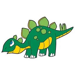 Роспись по холсту "Стегозаврик" Art Craft 15057-AC 25х30 см