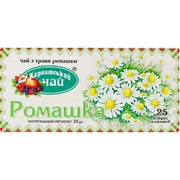 Чай Карпатський чай Ромашка в пакетиках 25 шт. (52130)