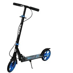 Самокат детский iTrike складной 33х11х89-104 см Черно-синий 000223056